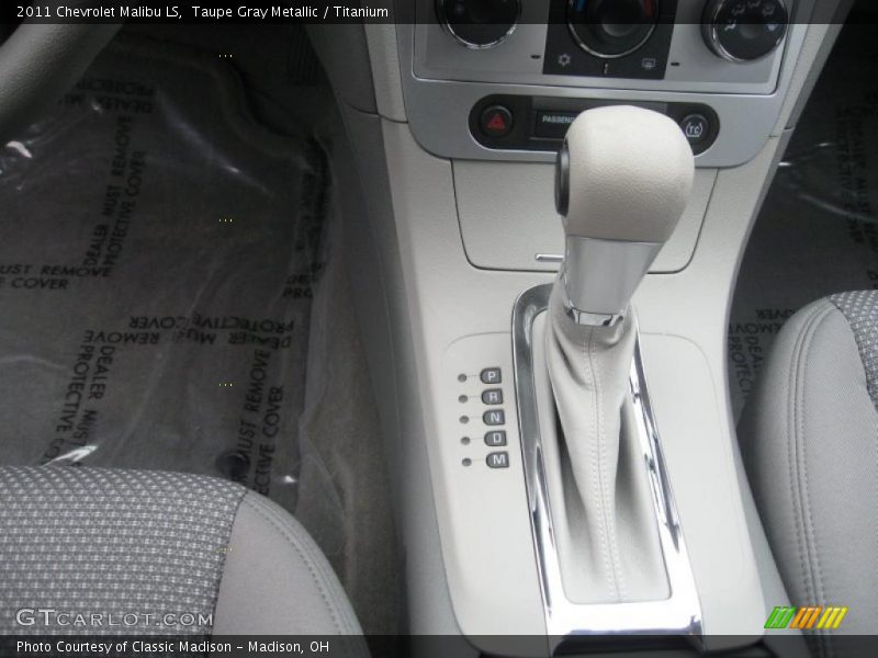 Taupe Gray Metallic / Titanium 2011 Chevrolet Malibu LS