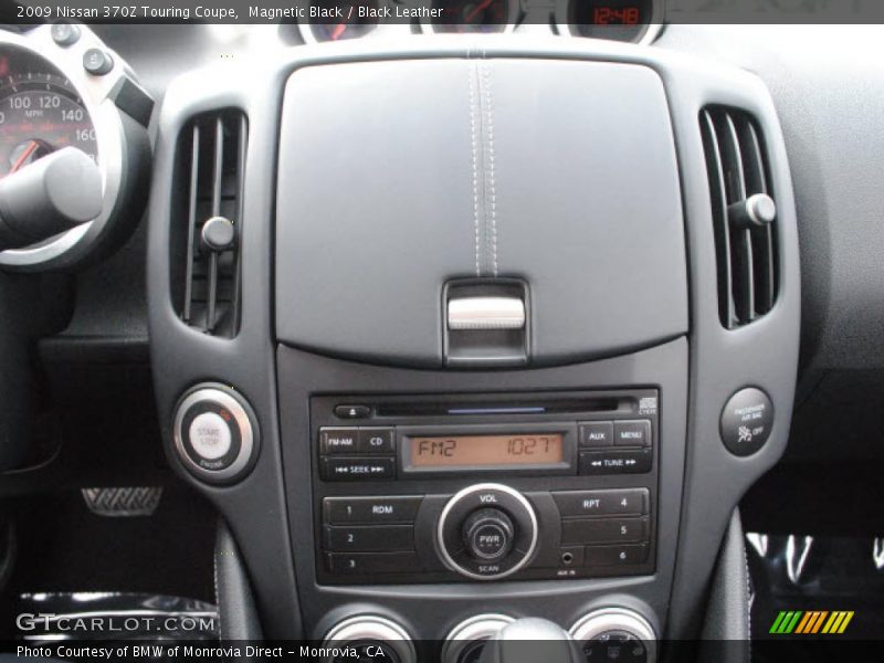 Magnetic Black / Black Leather 2009 Nissan 370Z Touring Coupe