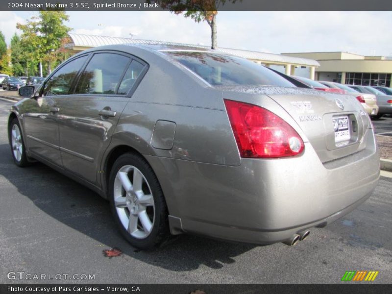Spirited Bronze / Black 2004 Nissan Maxima 3.5 SE