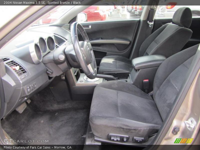 Spirited Bronze / Black 2004 Nissan Maxima 3.5 SE
