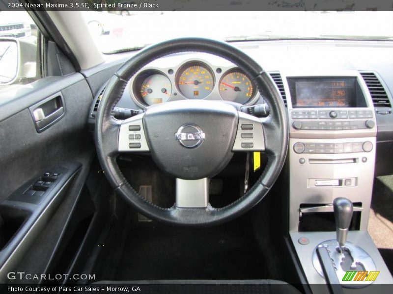 Spirited Bronze / Black 2004 Nissan Maxima 3.5 SE