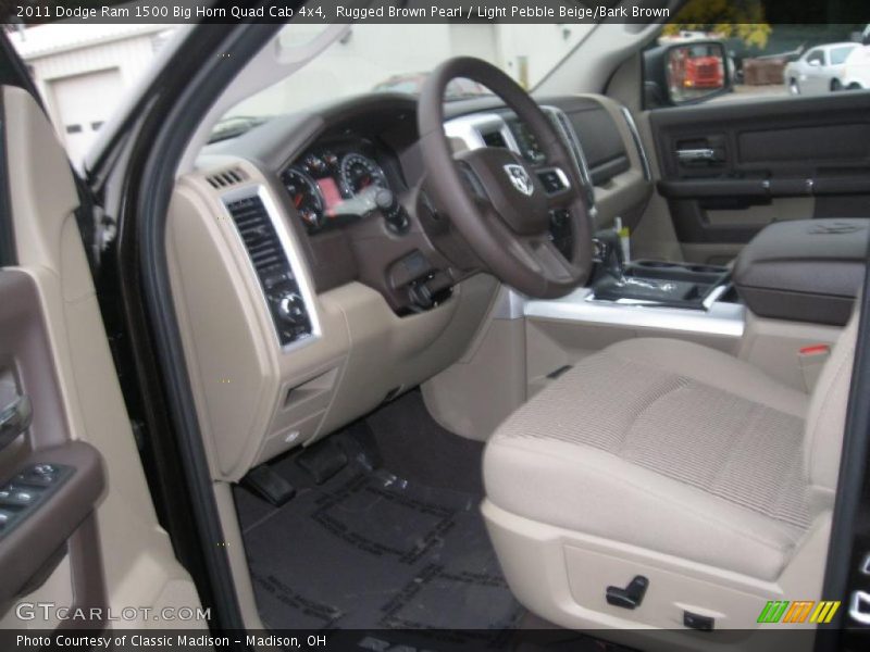 Rugged Brown Pearl / Light Pebble Beige/Bark Brown 2011 Dodge Ram 1500 Big Horn Quad Cab 4x4