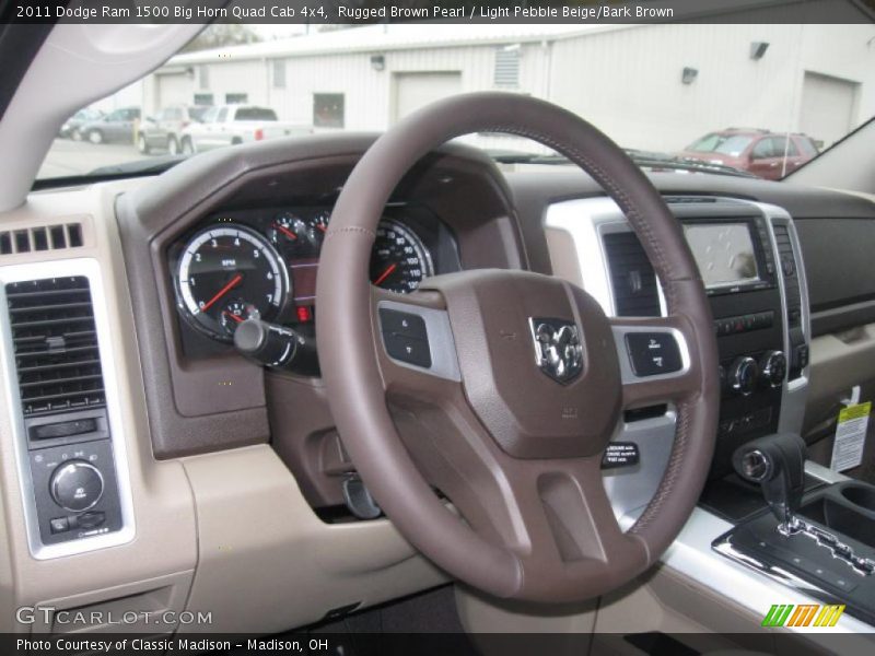 Rugged Brown Pearl / Light Pebble Beige/Bark Brown 2011 Dodge Ram 1500 Big Horn Quad Cab 4x4