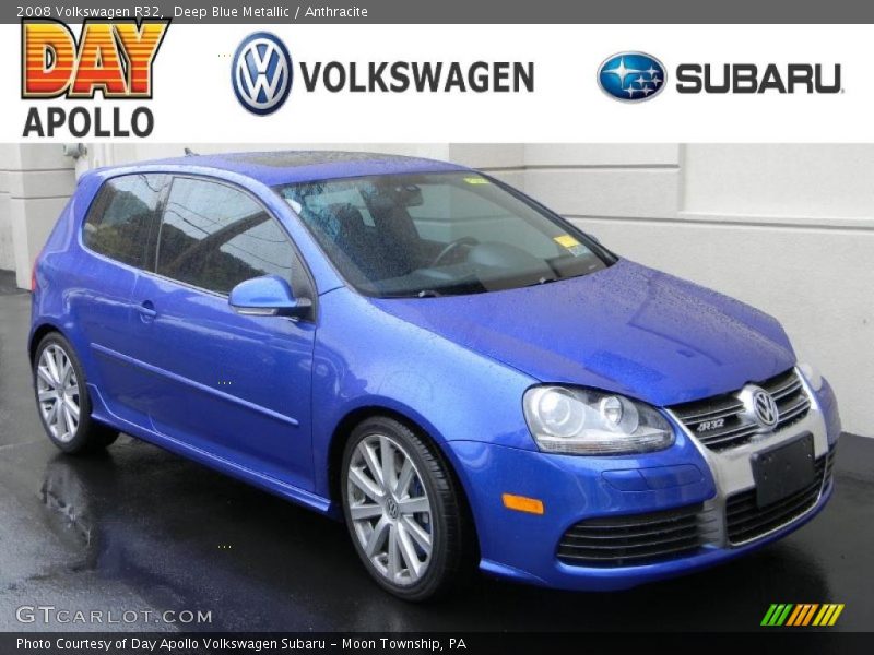 Deep Blue Metallic / Anthracite 2008 Volkswagen R32