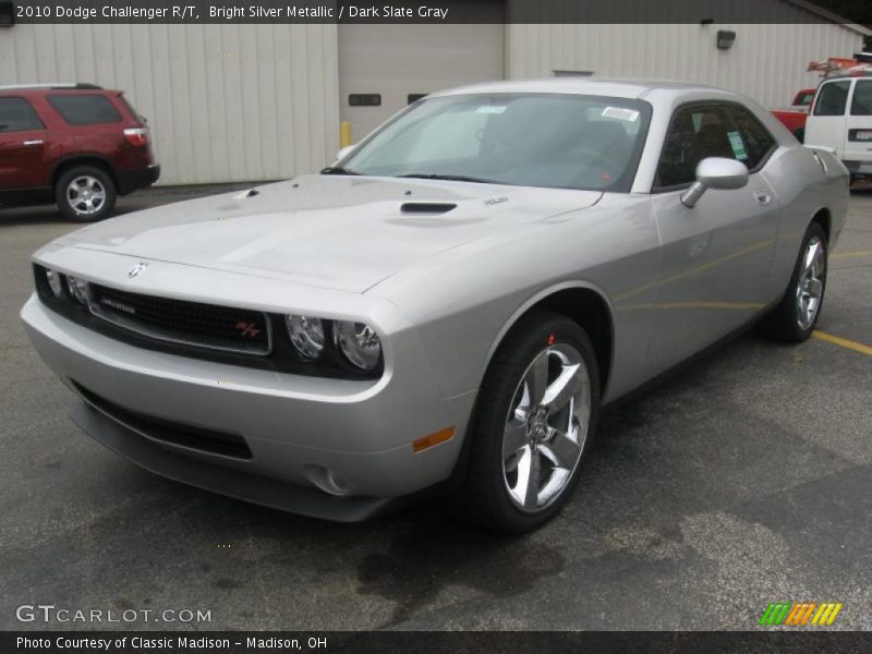 Bright Silver Metallic / Dark Slate Gray 2010 Dodge Challenger R/T