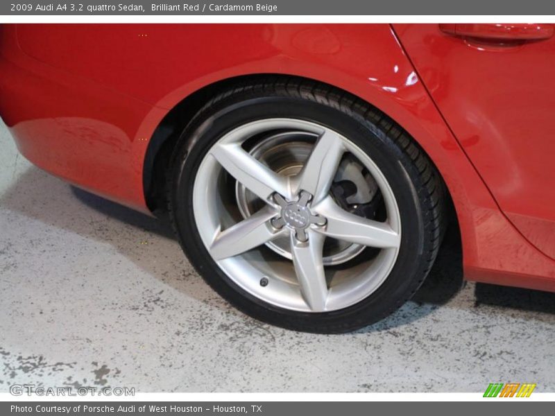 Brilliant Red / Cardamom Beige 2009 Audi A4 3.2 quattro Sedan