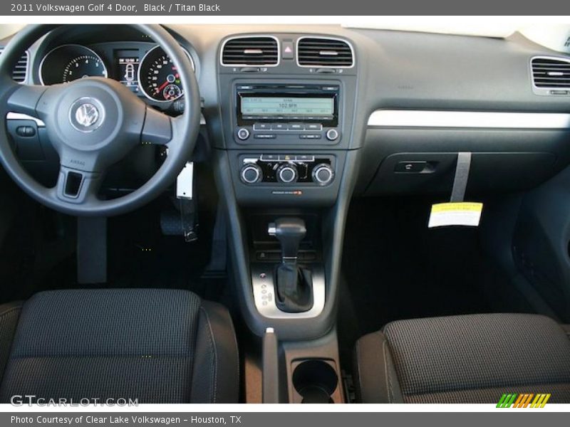 Dashboard of 2011 Golf 4 Door