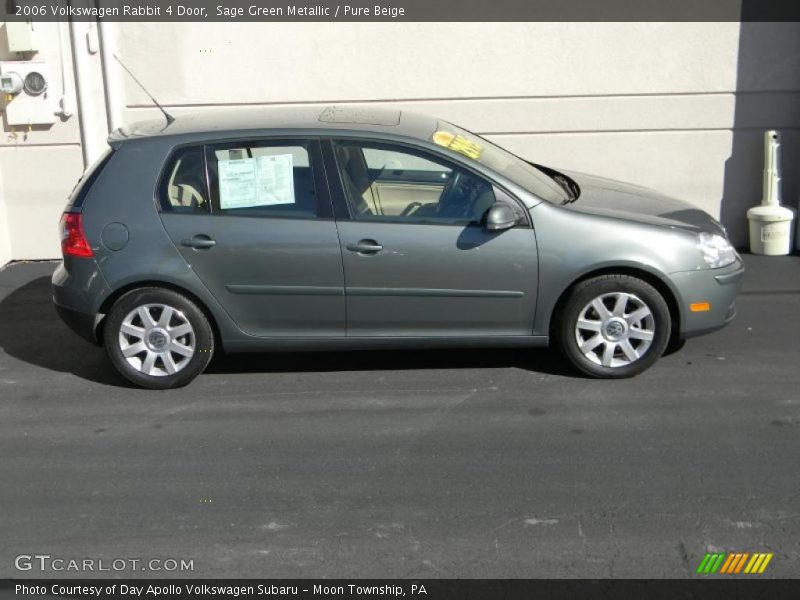 Sage Green Metallic / Pure Beige 2006 Volkswagen Rabbit 4 Door