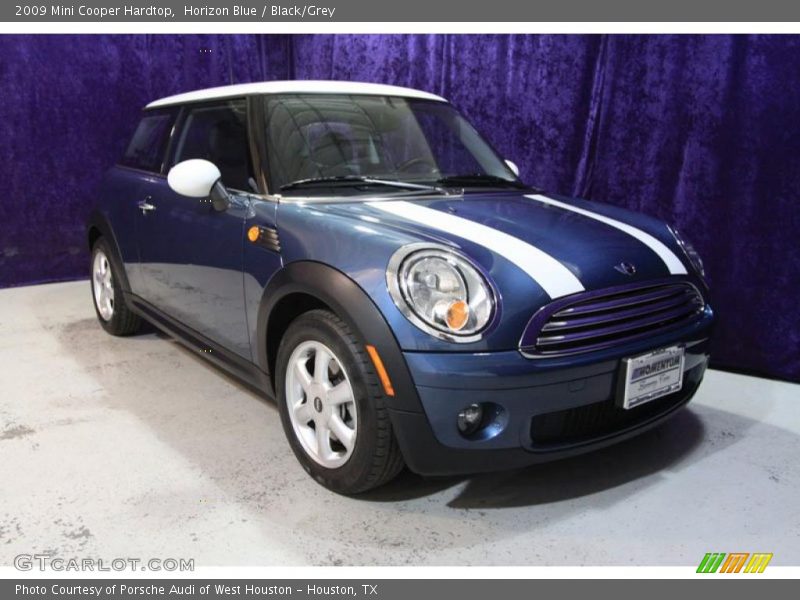 Horizon Blue / Black/Grey 2009 Mini Cooper Hardtop