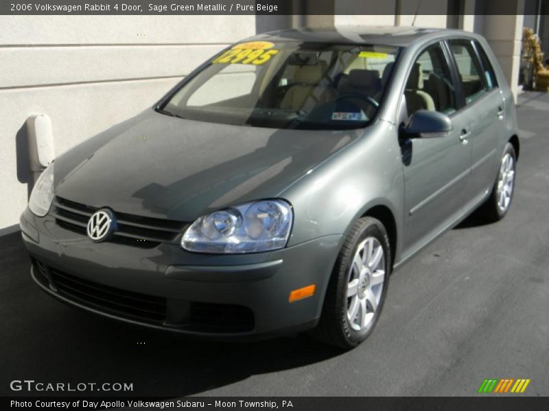 Sage Green Metallic / Pure Beige 2006 Volkswagen Rabbit 4 Door