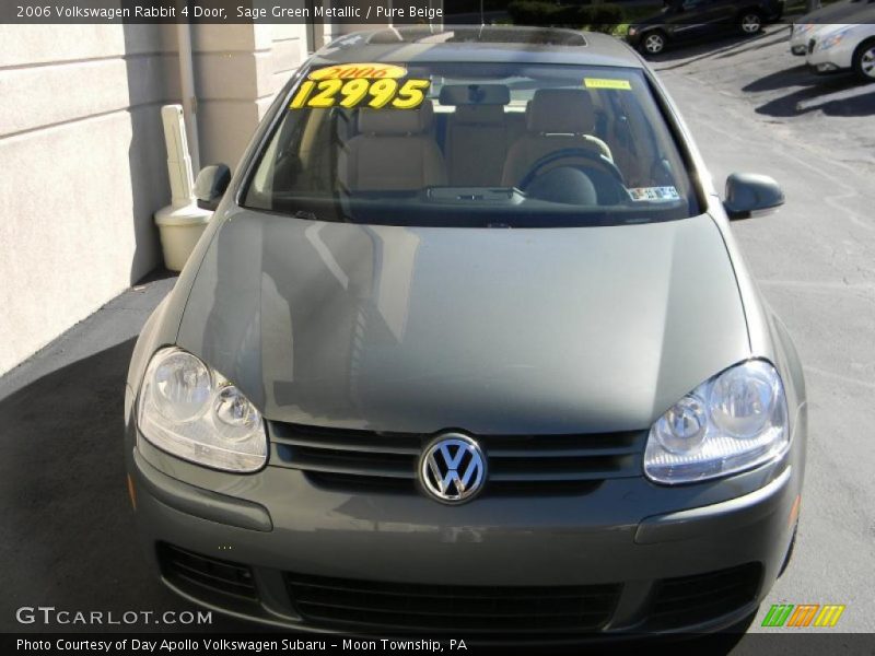 Sage Green Metallic / Pure Beige 2006 Volkswagen Rabbit 4 Door