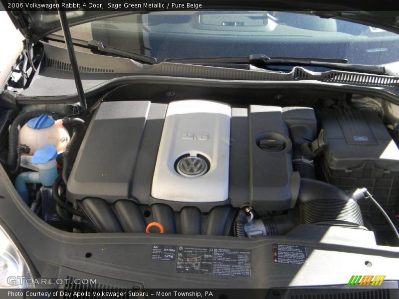 Sage Green Metallic / Pure Beige 2006 Volkswagen Rabbit 4 Door