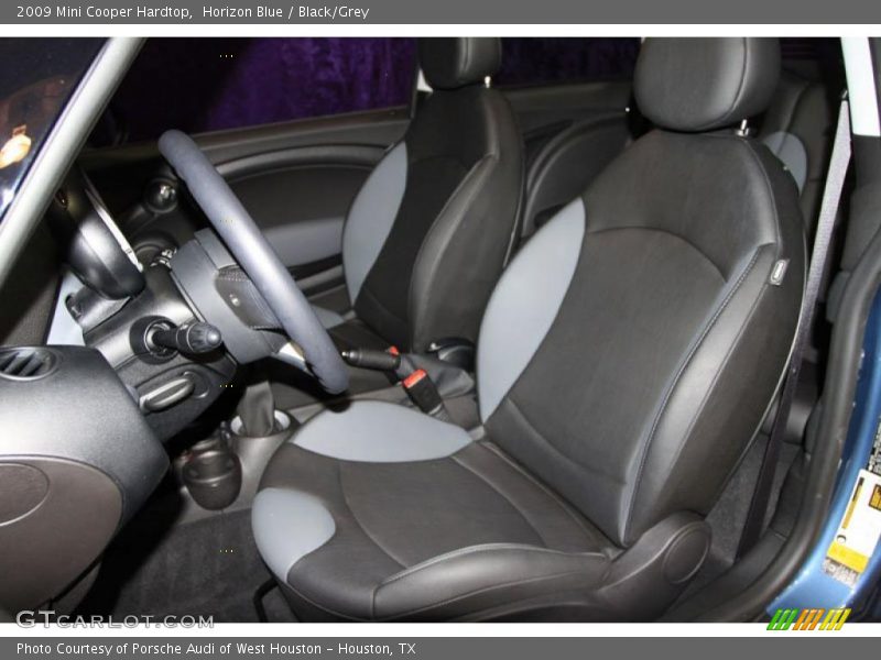 Horizon Blue / Black/Grey 2009 Mini Cooper Hardtop