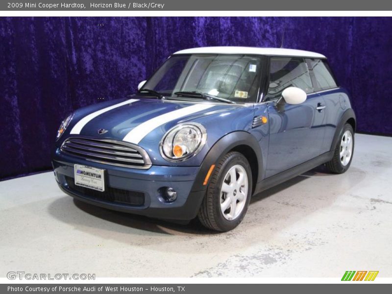 Horizon Blue / Black/Grey 2009 Mini Cooper Hardtop