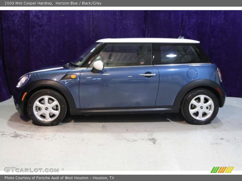 Horizon Blue / Black/Grey 2009 Mini Cooper Hardtop