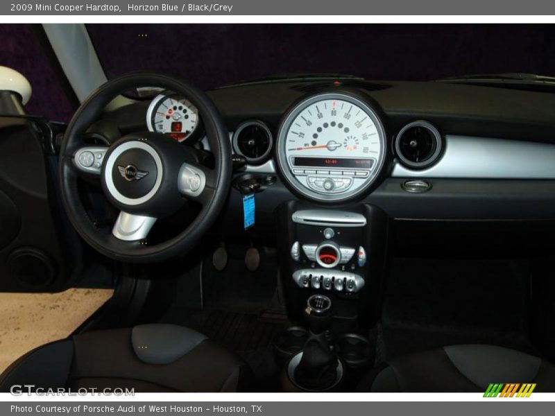 Horizon Blue / Black/Grey 2009 Mini Cooper Hardtop