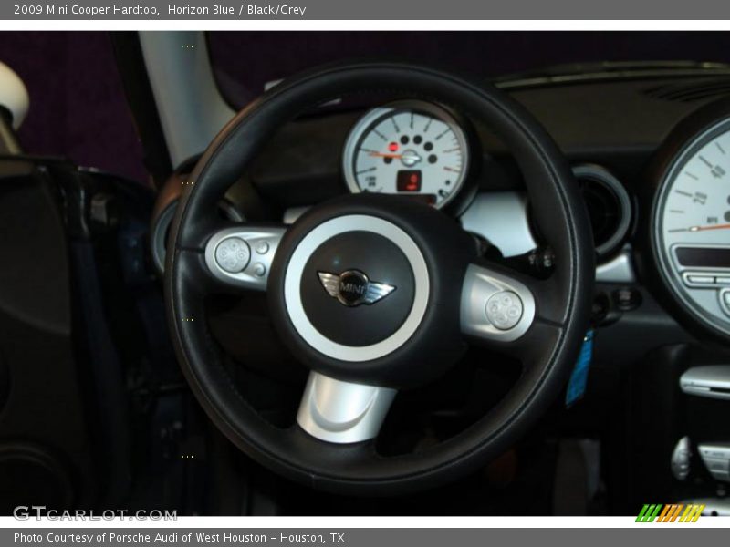 Horizon Blue / Black/Grey 2009 Mini Cooper Hardtop