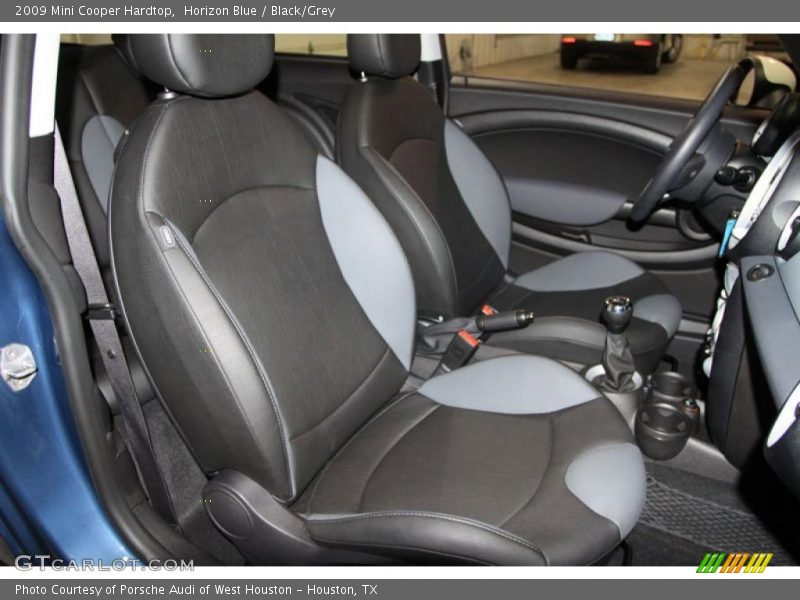 Horizon Blue / Black/Grey 2009 Mini Cooper Hardtop