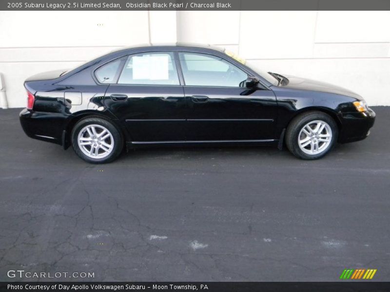 Obsidian Black Pearl / Charcoal Black 2005 Subaru Legacy 2.5i Limited Sedan