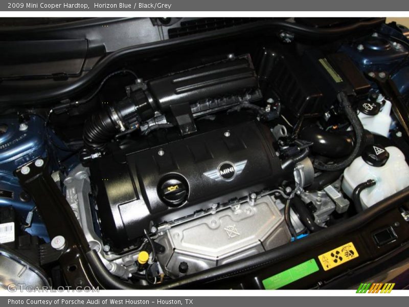 Horizon Blue / Black/Grey 2009 Mini Cooper Hardtop