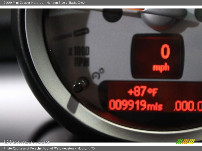 Horizon Blue / Black/Grey 2009 Mini Cooper Hardtop