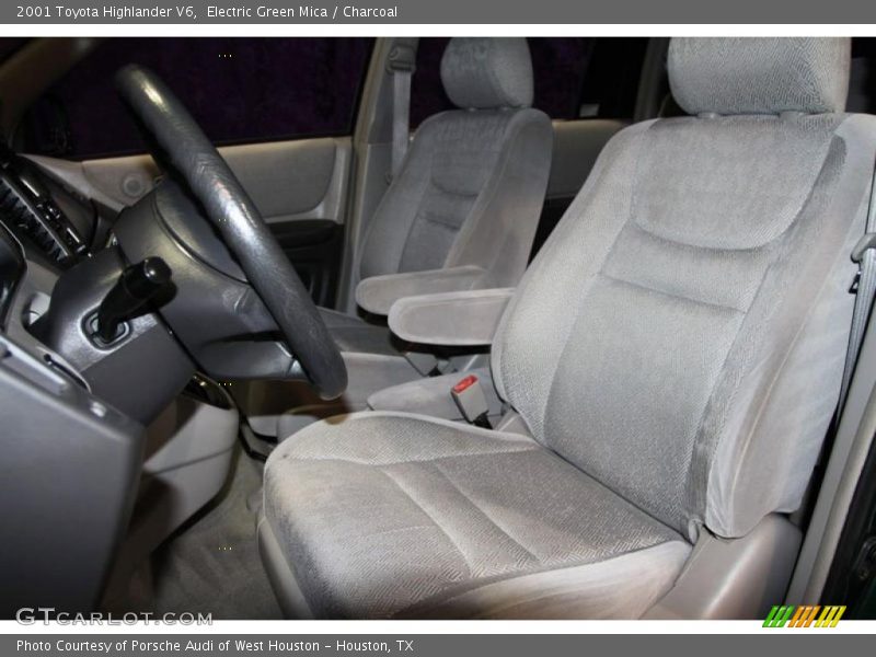 Electric Green Mica / Charcoal 2001 Toyota Highlander V6