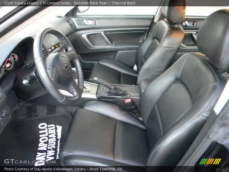  2005 Legacy 2.5i Limited Sedan Charcoal Black Interior