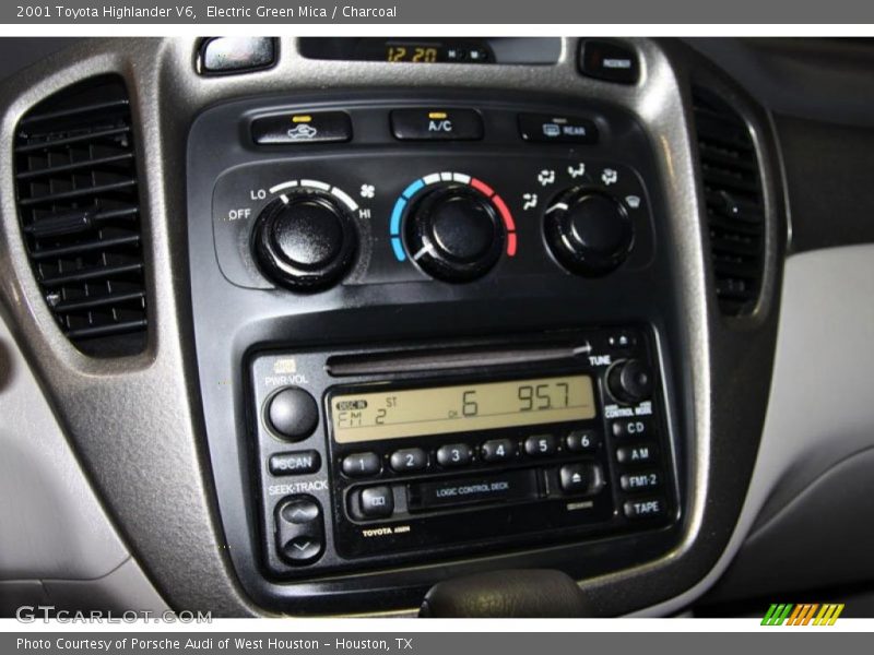 Electric Green Mica / Charcoal 2001 Toyota Highlander V6