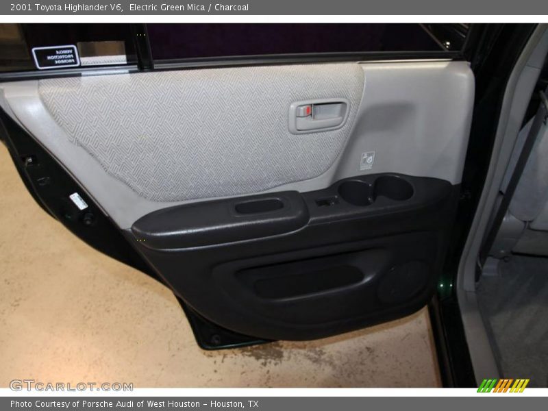 Electric Green Mica / Charcoal 2001 Toyota Highlander V6