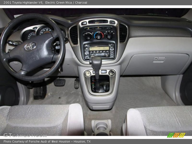 Electric Green Mica / Charcoal 2001 Toyota Highlander V6