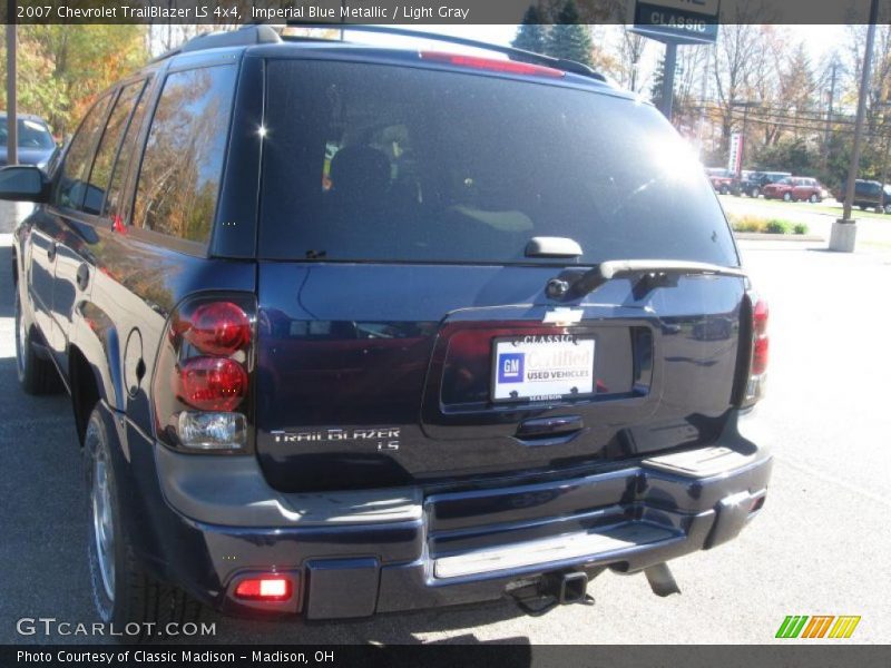 Imperial Blue Metallic / Light Gray 2007 Chevrolet TrailBlazer LS 4x4