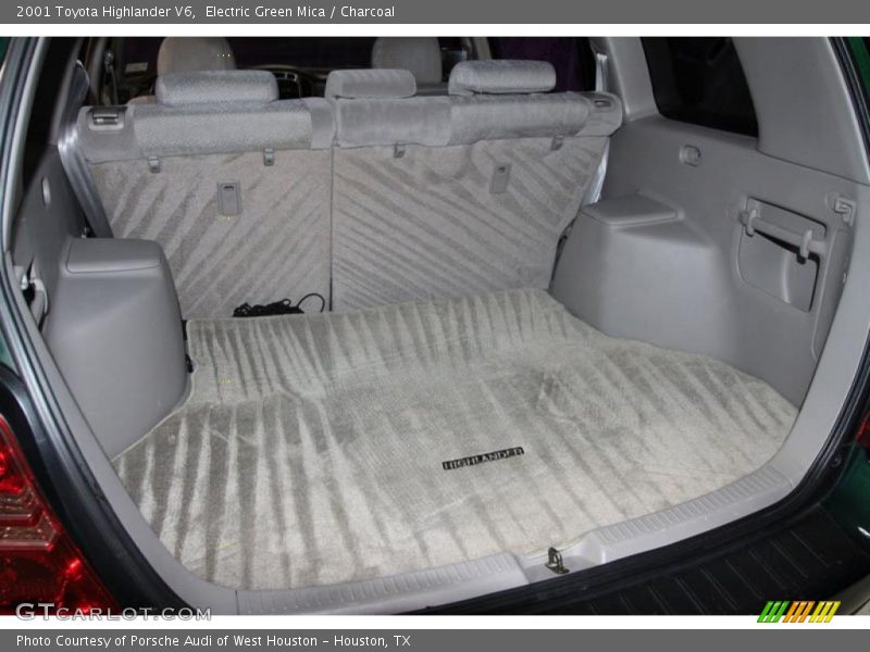 Electric Green Mica / Charcoal 2001 Toyota Highlander V6