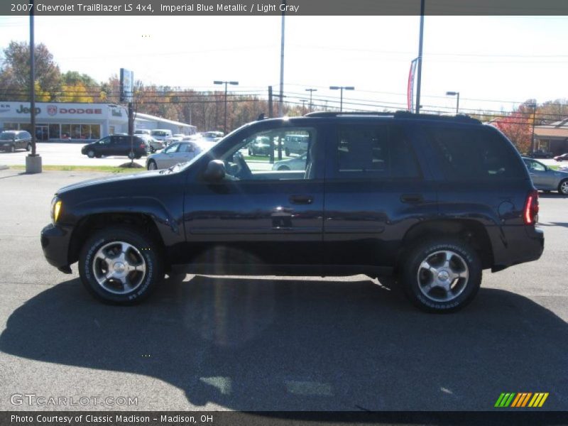 Imperial Blue Metallic / Light Gray 2007 Chevrolet TrailBlazer LS 4x4