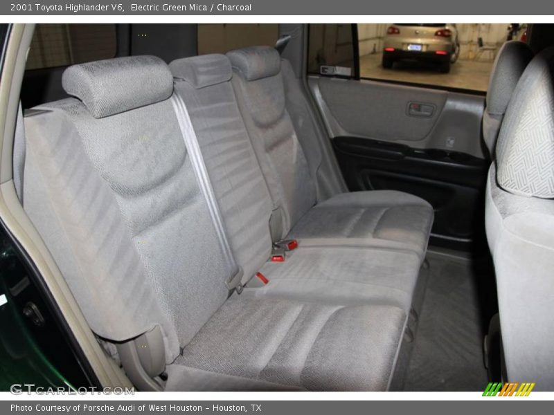 Electric Green Mica / Charcoal 2001 Toyota Highlander V6