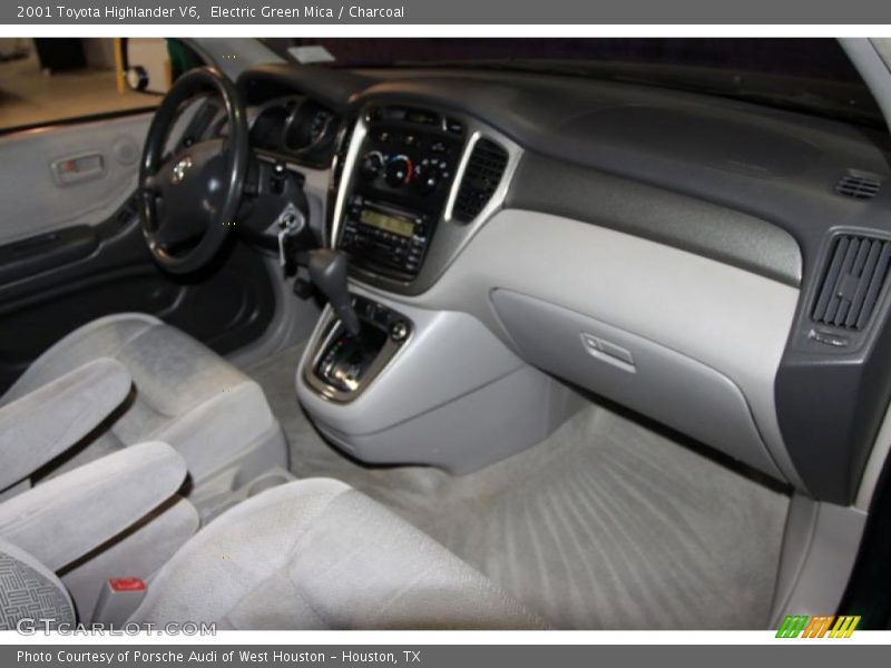 Electric Green Mica / Charcoal 2001 Toyota Highlander V6