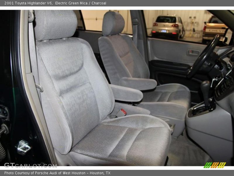 Electric Green Mica / Charcoal 2001 Toyota Highlander V6