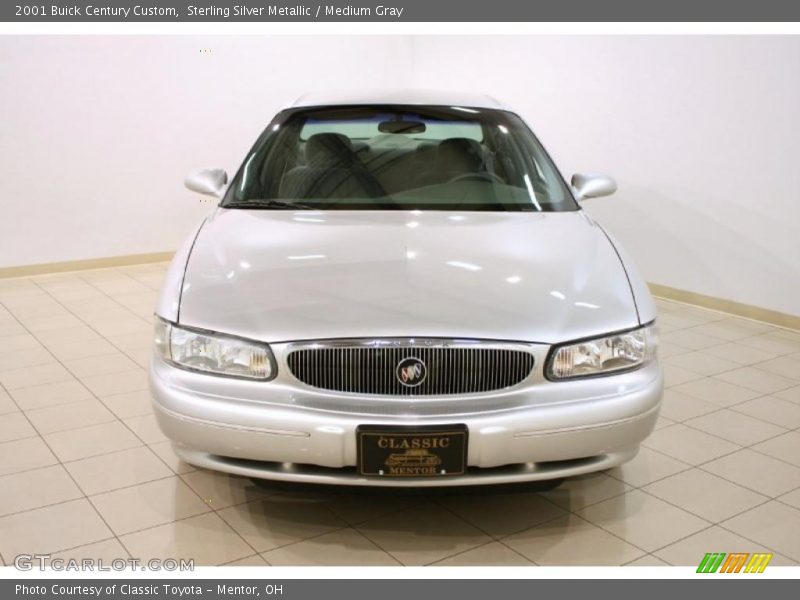 Sterling Silver Metallic / Medium Gray 2001 Buick Century Custom