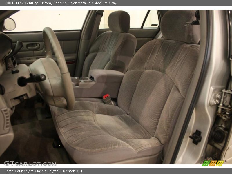 Sterling Silver Metallic / Medium Gray 2001 Buick Century Custom
