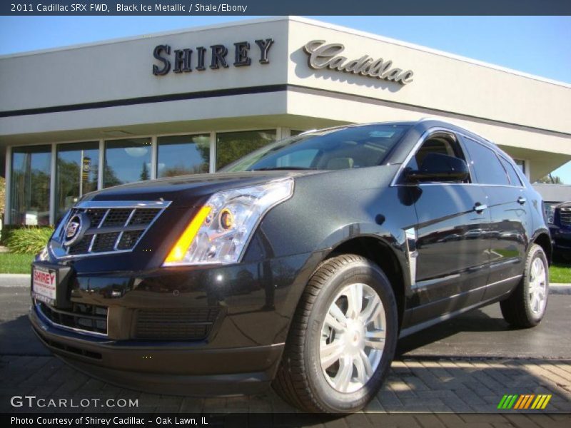 Black Ice Metallic / Shale/Ebony 2011 Cadillac SRX FWD