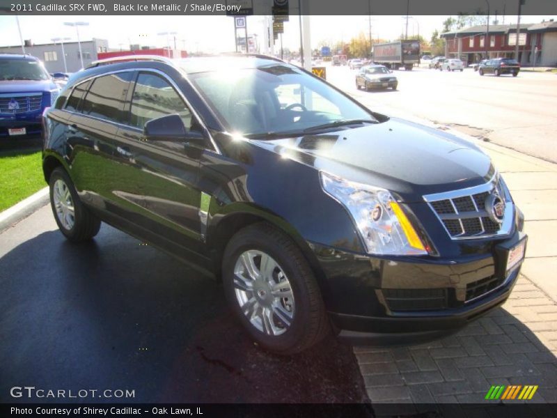 Black Ice Metallic / Shale/Ebony 2011 Cadillac SRX FWD