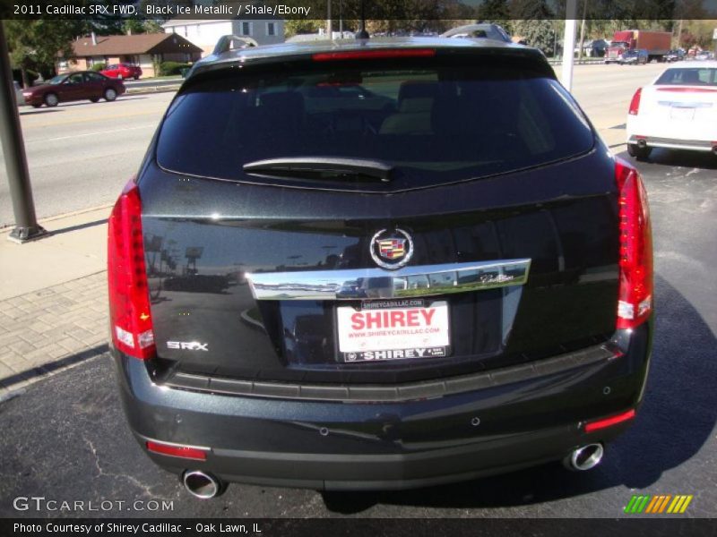 Black Ice Metallic / Shale/Ebony 2011 Cadillac SRX FWD
