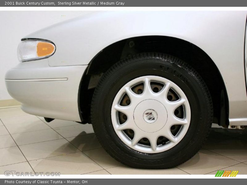 Sterling Silver Metallic / Medium Gray 2001 Buick Century Custom