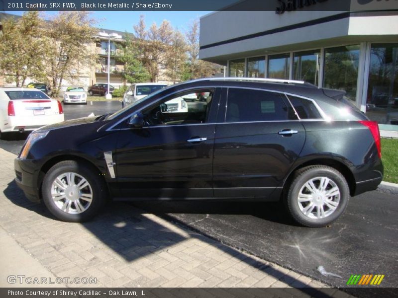 Black Ice Metallic / Shale/Ebony 2011 Cadillac SRX FWD