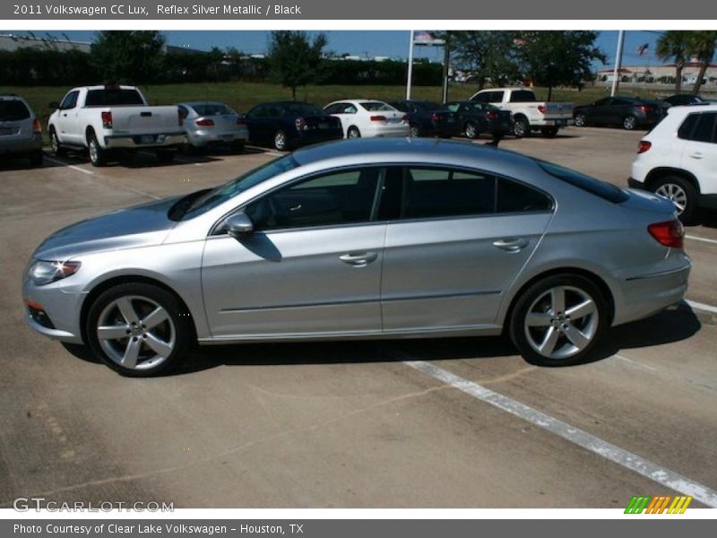Reflex Silver Metallic / Black 2011 Volkswagen CC Lux