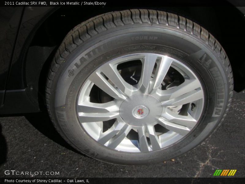 Black Ice Metallic / Shale/Ebony 2011 Cadillac SRX FWD