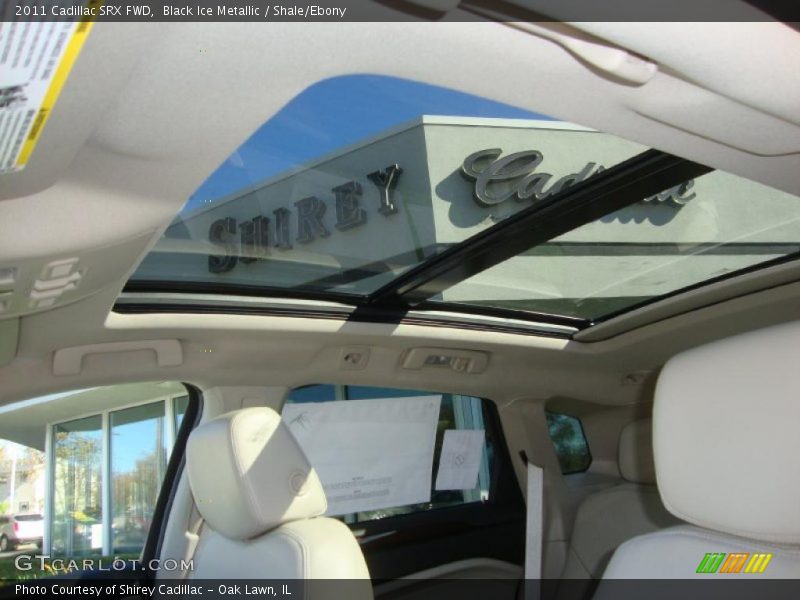 Black Ice Metallic / Shale/Ebony 2011 Cadillac SRX FWD