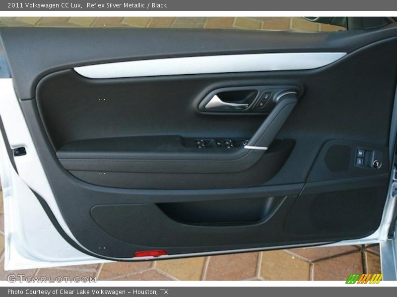 Reflex Silver Metallic / Black 2011 Volkswagen CC Lux