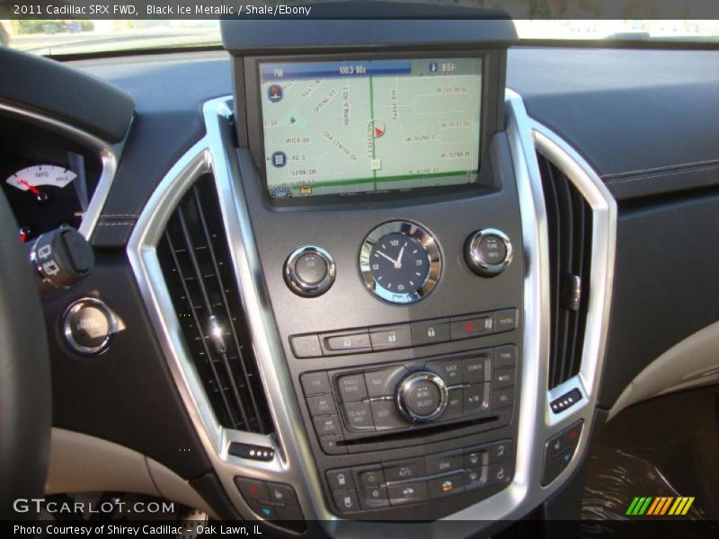 Black Ice Metallic / Shale/Ebony 2011 Cadillac SRX FWD