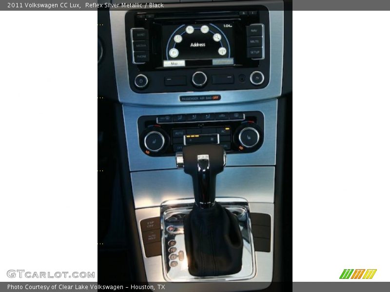 Reflex Silver Metallic / Black 2011 Volkswagen CC Lux