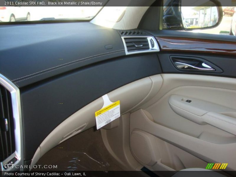 Black Ice Metallic / Shale/Ebony 2011 Cadillac SRX FWD